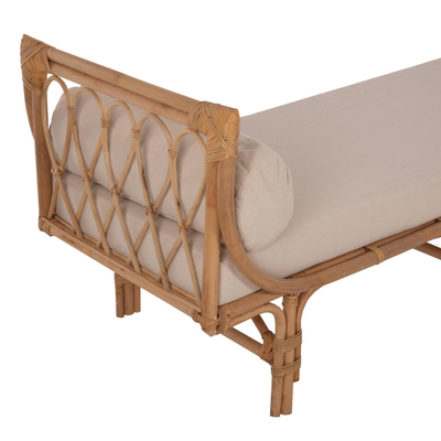 Sofa lounge e jashtme Charmella 187x69x76Hcm (HM9659), bezhë