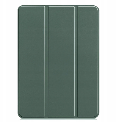 Kapotë smart për iPad Pro 11 Gen 5 2024, me zgjim-fjetje, shndërrohet në bazament, jeshile