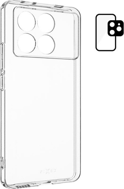Futrollë telefoni FIXED Clear për POCO X6 Pro 5G, material TPU, transparente