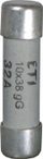 Lidhës siguresash Eti-Polam, 10 x 38 mm, 2 A, 500 V, CH10