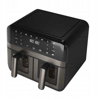 Фритеза со воздух Aiwa Futago AFR-9000, 9L, 2 корпи, со дигитални програми
