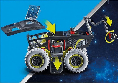 Lodër Ekspedita e Playmobil në Mars me automjete (70888)