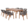 Set ngrënieje i jashtëm 9-pjesësh Navant (HM21066.01), gri