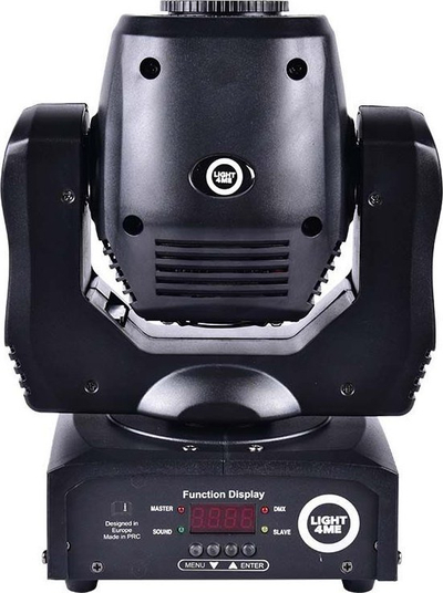 Reflektor lëvizës Light4me Moving Head, LED 60W, kompakt, i zi