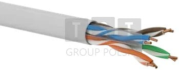 Мрежен кабел Q-LANTEC U/UTP Cat.6A, 500m, 10Gb/s, сив