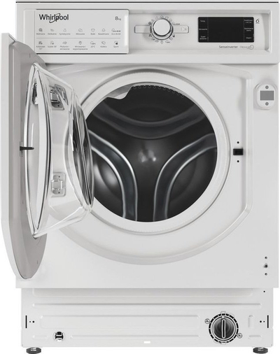 Lavastregë e integrume Whirlpool BI WMWG 81485 PL, 8 kg, 1400 rpm, e bardhë