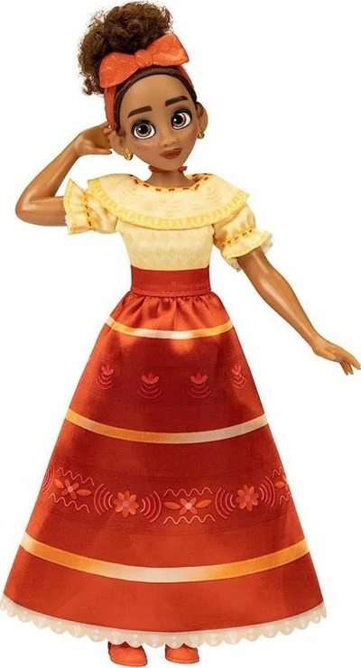 Kukull Disney Encanto Dolores Madrigal, 28 cm, me aksesorë, e kuqe
