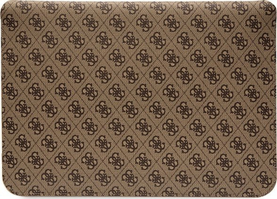 Futrollë laptopi Guess 13/14", PU, dizajn 4G, e zezë