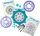 Set vizatimi Spirograph Mandala Maker, për mandala, formati A4, shumëngjyrësh