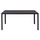 Tavolinë metalike + xham 150×90×75 cm,"HM5767.01", gri