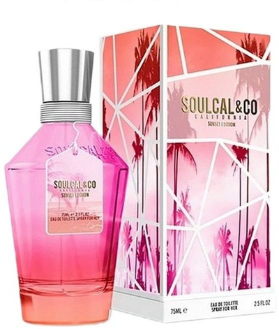 Parfum Soulcal &amp; Co For Her Sunset Edition, Eau de Toilette, 75ml, rozë portokalli