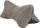 Jastëk për qen Trixie Bendson, 40x22cm, gri e hapur dhe gri e mbyllur