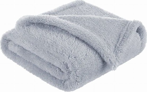 Batanije për fëmijë Bocioland Fluffy, fleece, 80 x 100 cm, gri