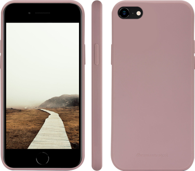 Këllëf telefoni Dbramante1928 Greenland për iPhone SE 8 7, plastikë e ricikluar, Pink Sand