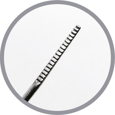 Lëmues thonjsh Podoland Maxi Angle, çelik inox, profesional, argjendtë