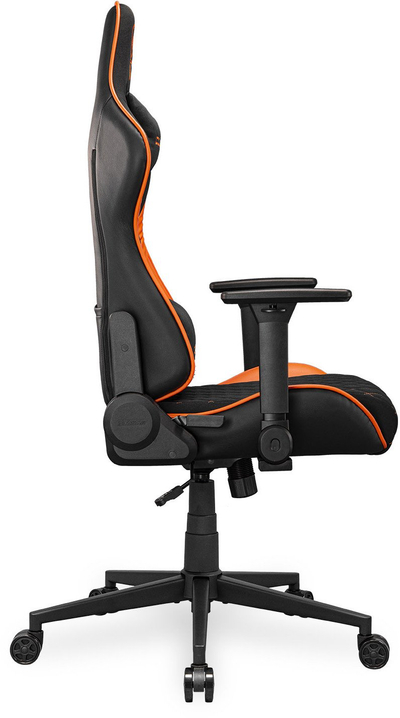 Karrige gaming Cougar Armor One V2 F, stof, mban deri 120 kg, e zezë me portokalli