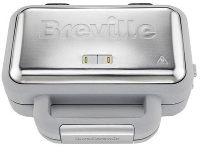 Aparat për waffle Breville VST072X, veshje DuraCeramic, metalik i argjendtë