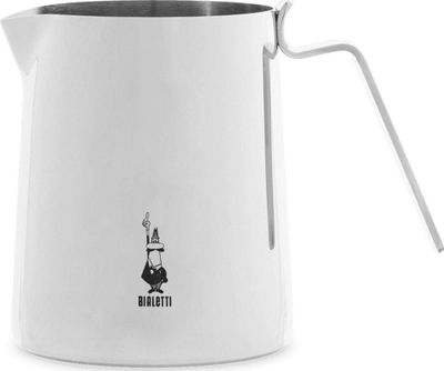 Kanjë qumështi Bialetti, çelik inoksi, për kafe dhe espresso, argjend