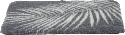 Shtrat izolues për qen Zolux Dry Bed, 75x95 cm, me lule, ngjyrë grafit