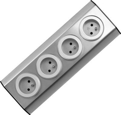 Prizë kuzhine Orno Furniture 4x2P+E, montim me shirit Velcro, çelik inox