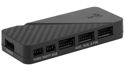 Kontrollues ventilatorësh Aerocool H66F, universal, i zi