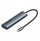 Hub USB Vention 5 në 1, USB C 3.0, 0.15m, gri