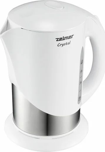 Çajnik Zelmer ZCK7630W, 1.7 l, 2200W, i bardhë