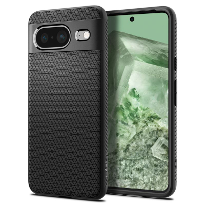 Mbështjellës për Google Pixel 8 Spigen Liquid Air, i zi