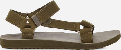 Sandale për burra TEVA Original Universal Full Grain, lëkurë, Dark Olive, nr. 8