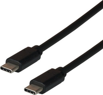 Kabllo USB EFB USB-C në USB-C, 3 m, USB 2.0, e zezë