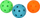 Top floorball Match IFF Mix 19, PVC, me shumë ngjyra