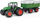 Lodër traktor me telekomandë Amewi RC Tractor With Livestock Transporter, 1:24, bateri Li Ion 500mAh, jeshile