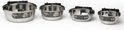 Enë për kafaz Midwest Snap'y Fit, çelik inox, 2000 ml