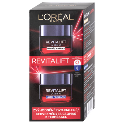 Set L'Oreal Paris Laser X3 Revitalift Krem dite 50 ml + Krem nate 50 ml