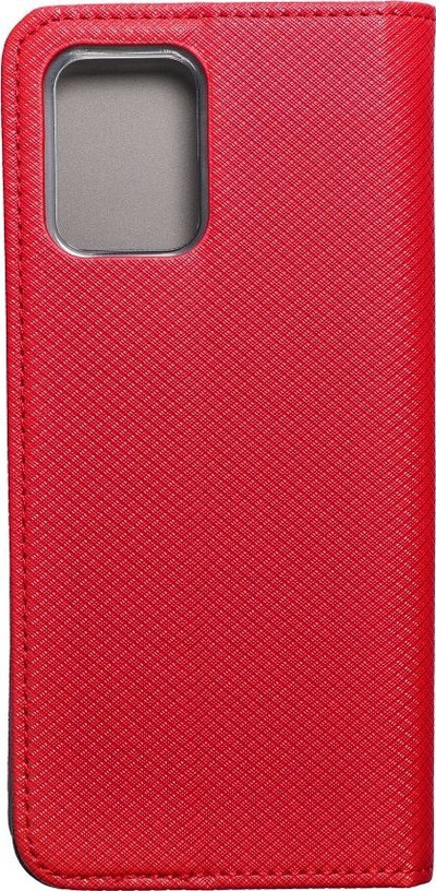 Këllëf librë Smart Case për Motorola Moto G73 5G, me magnet, me xhep kartash, i kuq