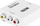 Konvertues HDMI CABLETECH MINI AV2HDMI, 3x RCA, upscaler 1080p, i bardhë