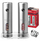 Set mullinj elektrik për erëza Webber MK43, karikim USB C, trup inox, ngjyrë argjendi