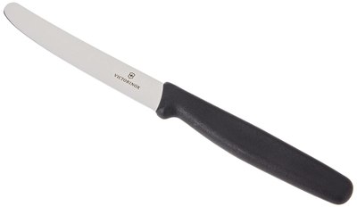 Thikë tavoline me maje të rrumbullakët Victorinox, e zezë