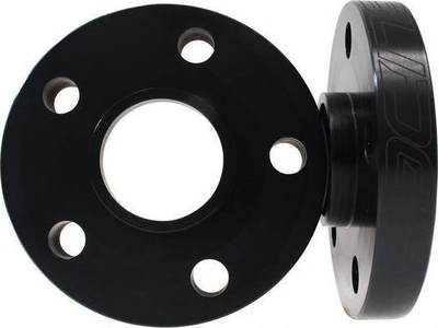 Distanca rrotash universale Black, 15mm, qendër 57.1mm, 5x100, të zeza