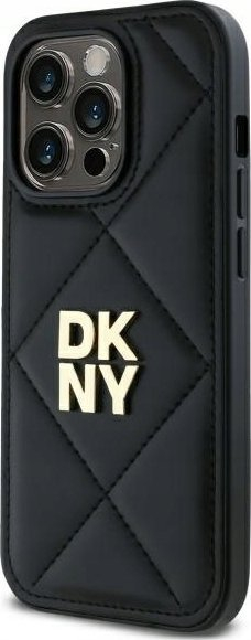 Kapak telefoni DKNY DKHCP14LPQDSLK, për iPhone 14 Pro 6.1", quilted, i zi