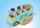 Lodër autobus Playmobil Junior 71682, 9 pjesë, për kalamaj nga 1 vjeç, vjollcë e kaltër