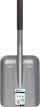 Lopatë Cellfast Shovel 40-010, 130 cm, çelik bor, gri