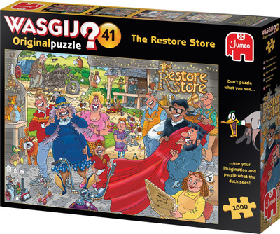 Puzzle Wasgij Original 41 Restore Store, 1000 copa, me ngjyra nga të gjitha