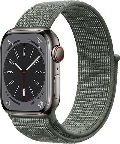 Rrip sportiv Crong Nylon për Apple Watch 42/44/45/49 mm, jeshile military