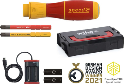 Set kaçavidash elektrike Wiha SpeedE II, 7 copë, i izoluar VDE
