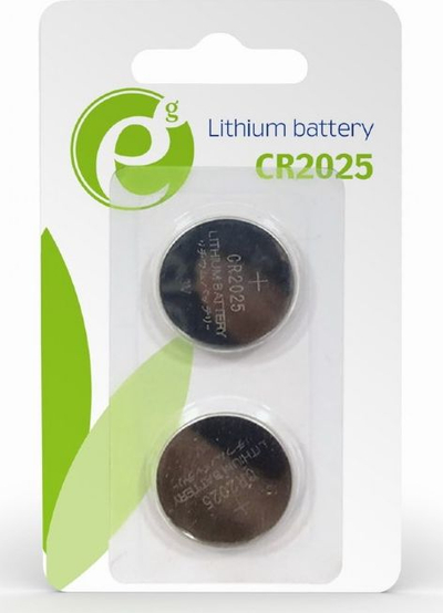 Bateri Gembird Energenie CR2025, 160mAh, 2 copë