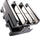 Lodër puzzle Huzzle Cast Rattle, metal, argjend