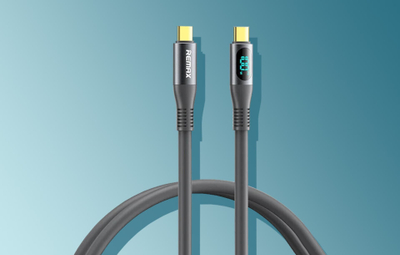 Kabllo USB C në USB C Remax Zisee RC-C032, 1.2m, 100W, gri