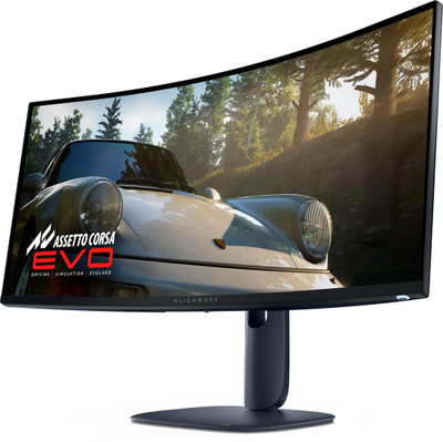 Monitor Alienware AW3425DW, 34", 240Hz, i kaltër errët
