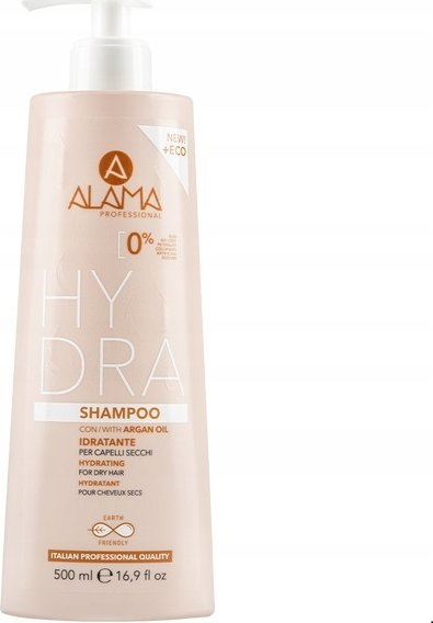 Shampo flokësh Alama Hydra, për flokë të thatë, me vaj argani, 500 ml